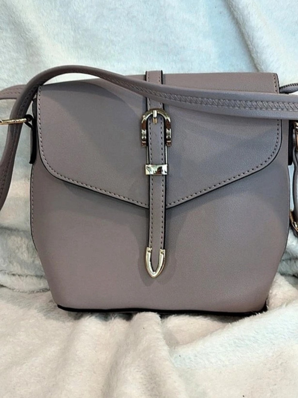 Gray Crossbody Bag Like New